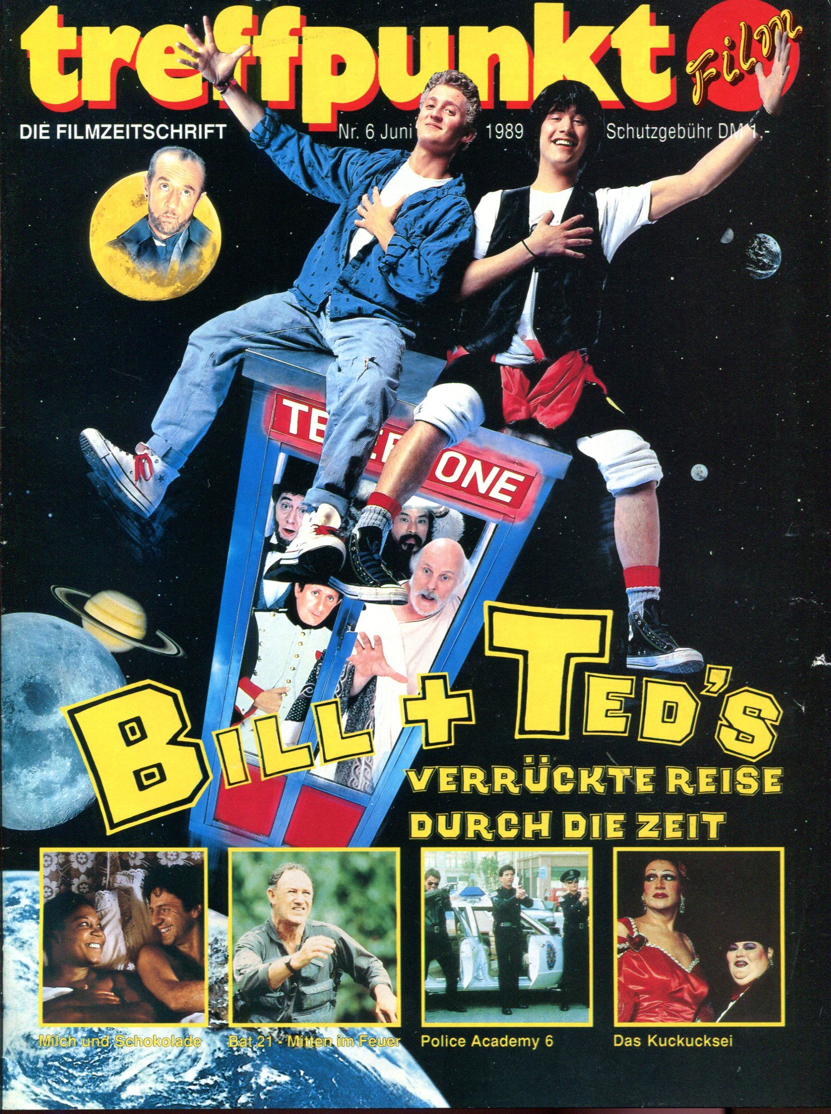 TREFFPUNKT KINO magazine side cover Issue 6   1989