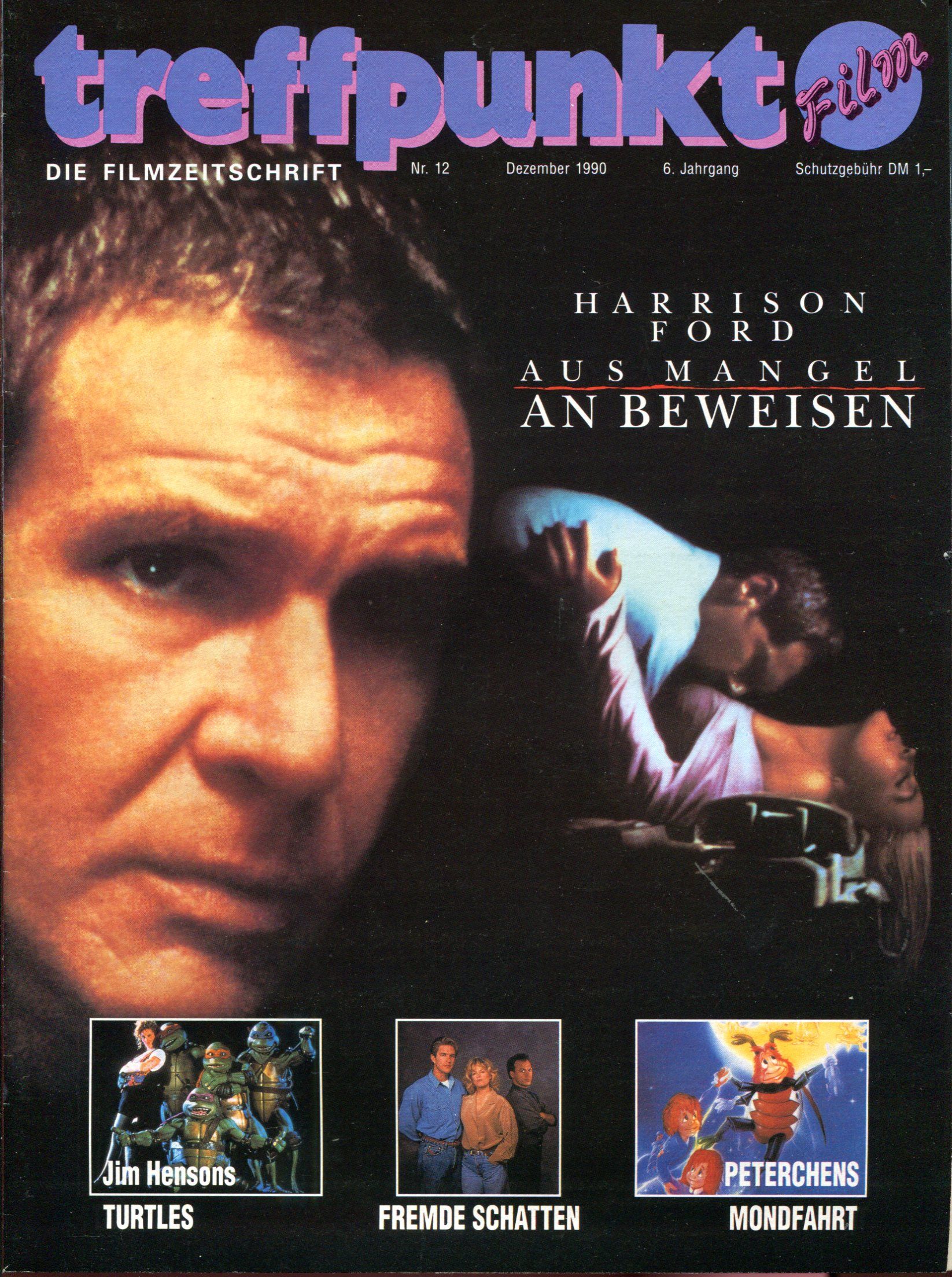 TREFFPUNKT KINO magazine side cover Issue 12   1990