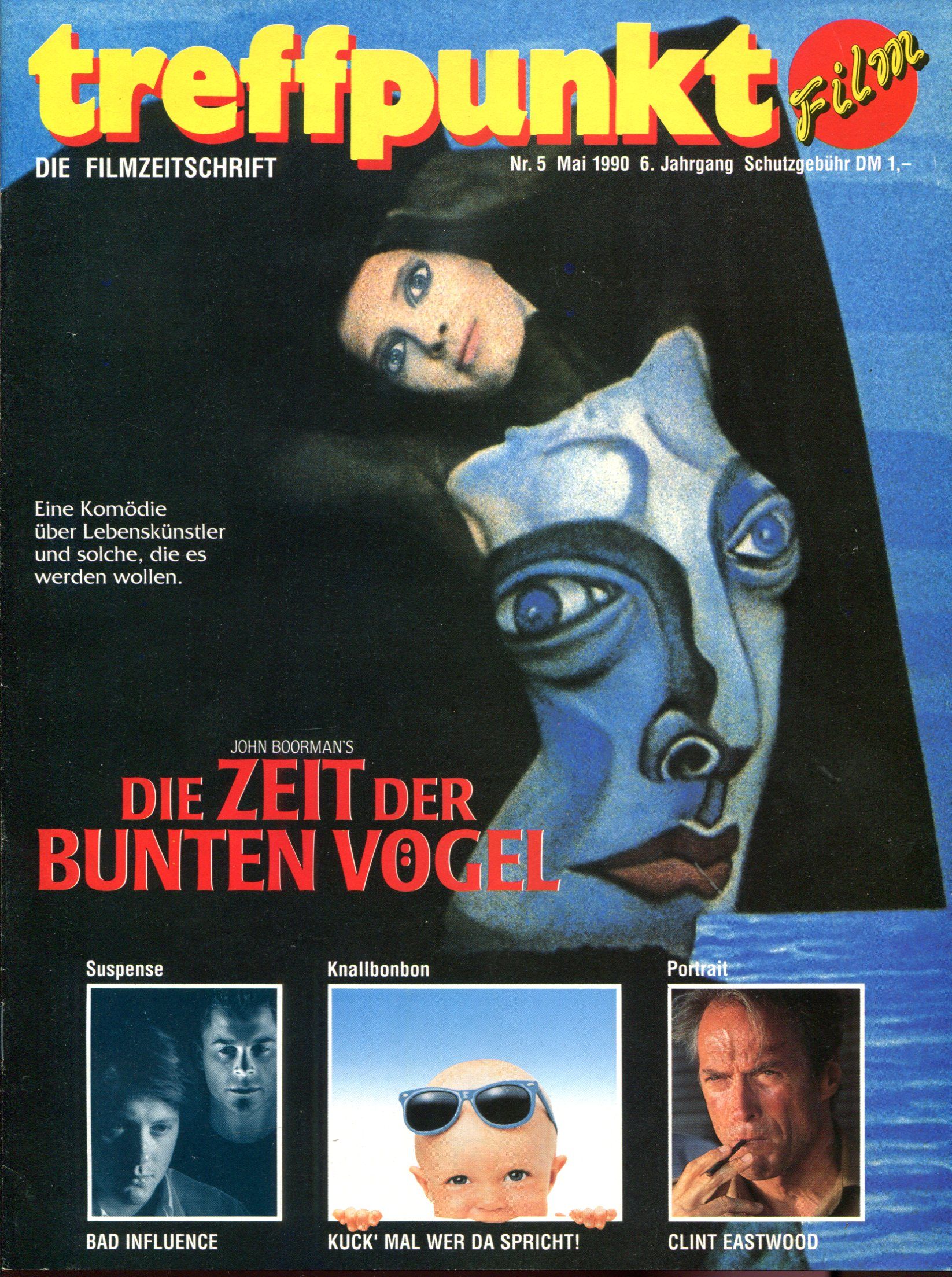 TREFFPUNKT KINO magazine side cover Issue 5   1990