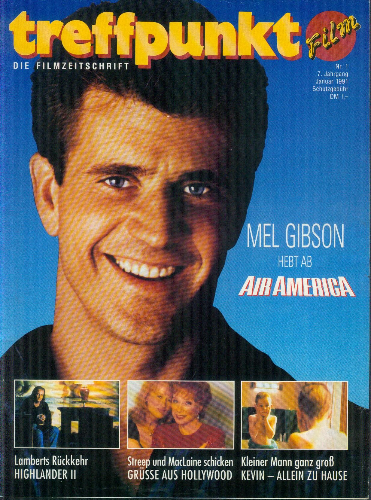 TREFFPUNKT KINO magazine side cover Issue 1   1991