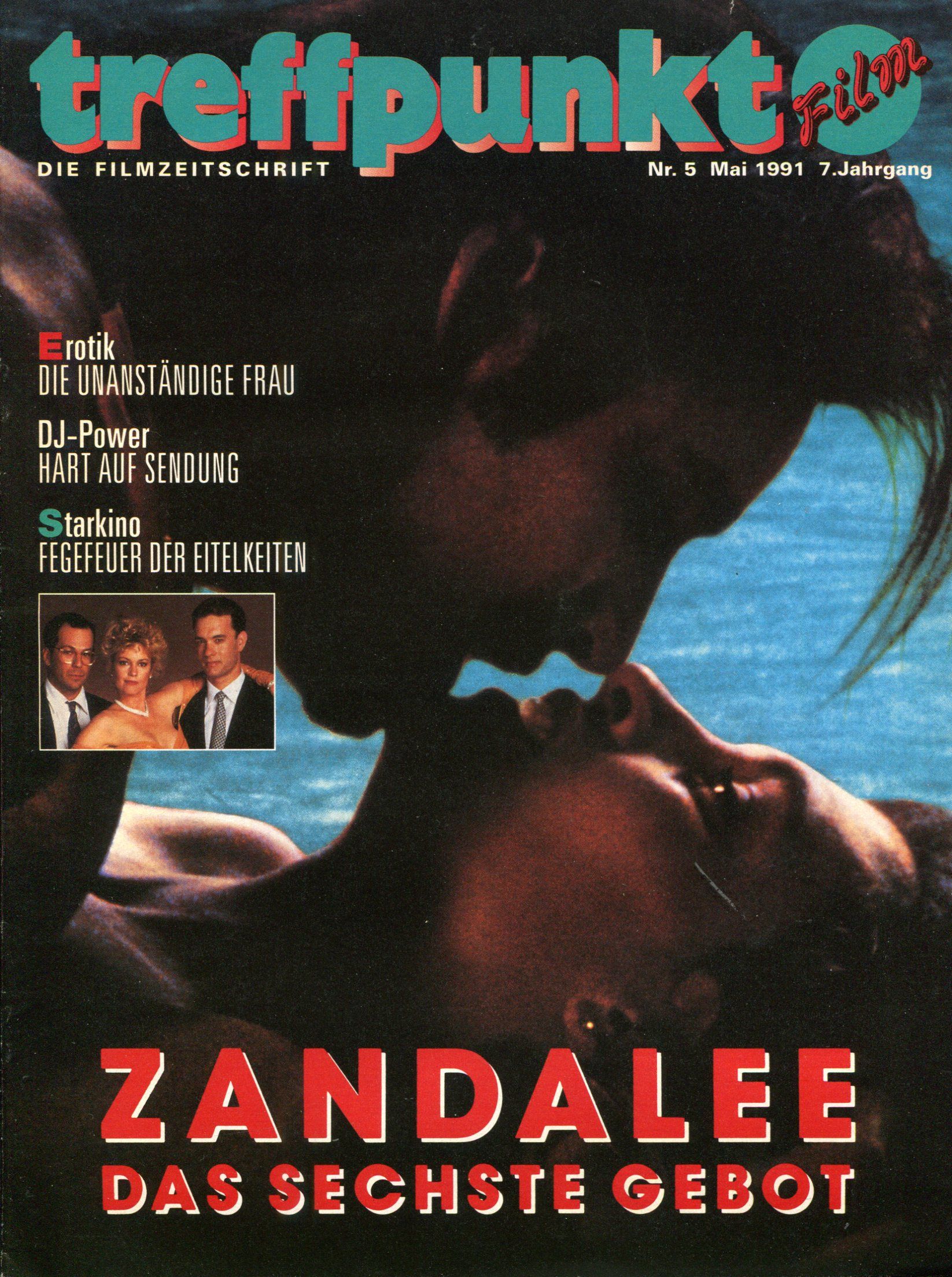 TREFFPUNKT KINO magazine side cover Issue 5   1991