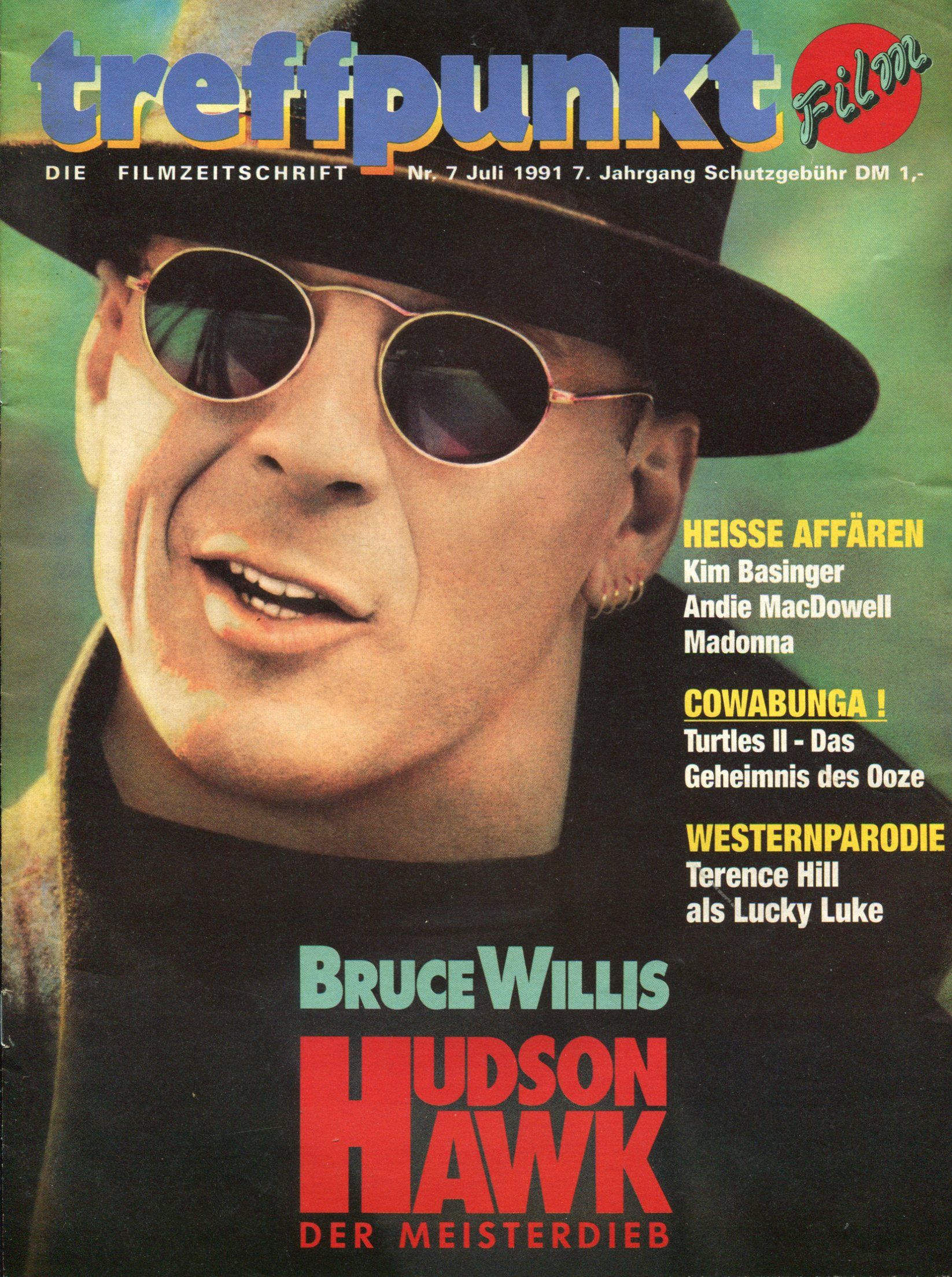 TREFFPUNKT KINO magazine side cover Issue 7   1991