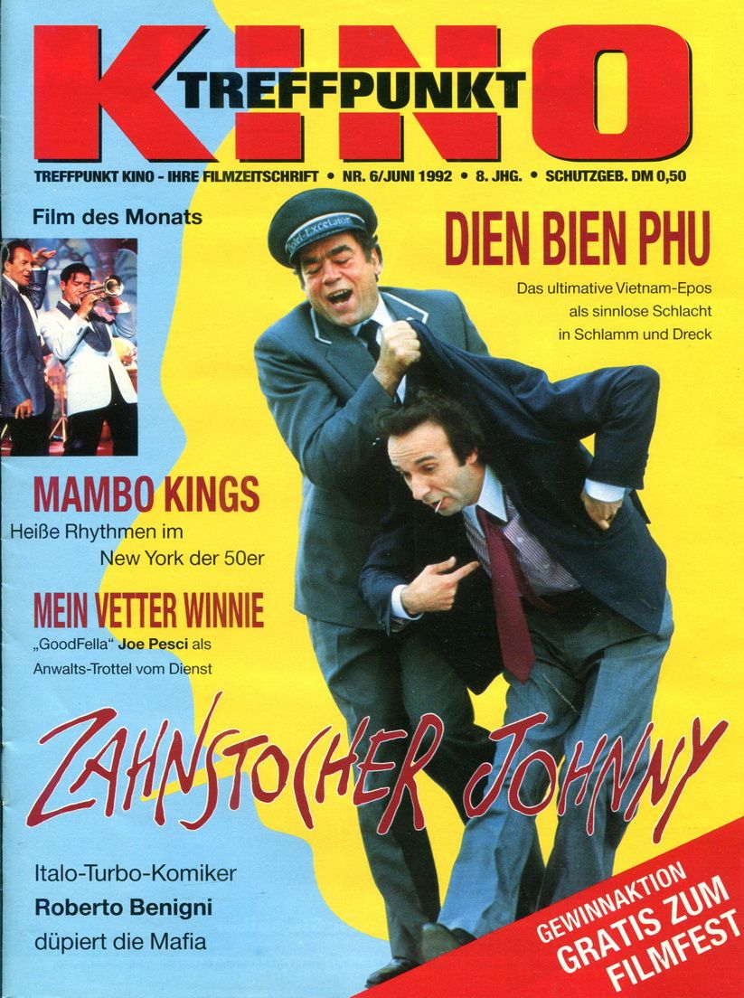 TREFFPUNKT KINO magazine side cover Issue 6 June 1992