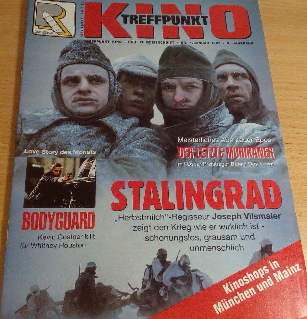 TREFFPUNKT KINO magazine side cover January 1993
