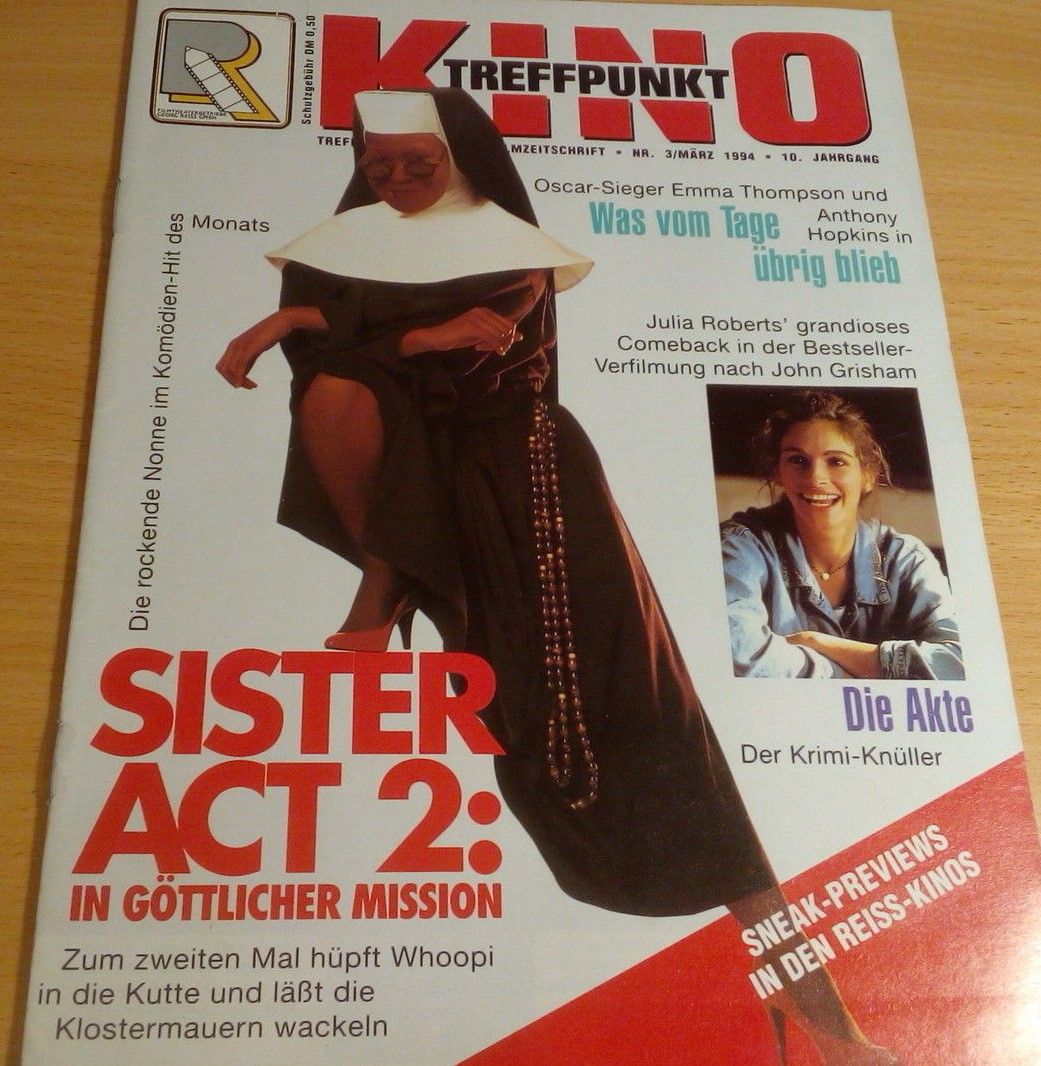 TREFFPUNKT KINO magazine side cover March 1993