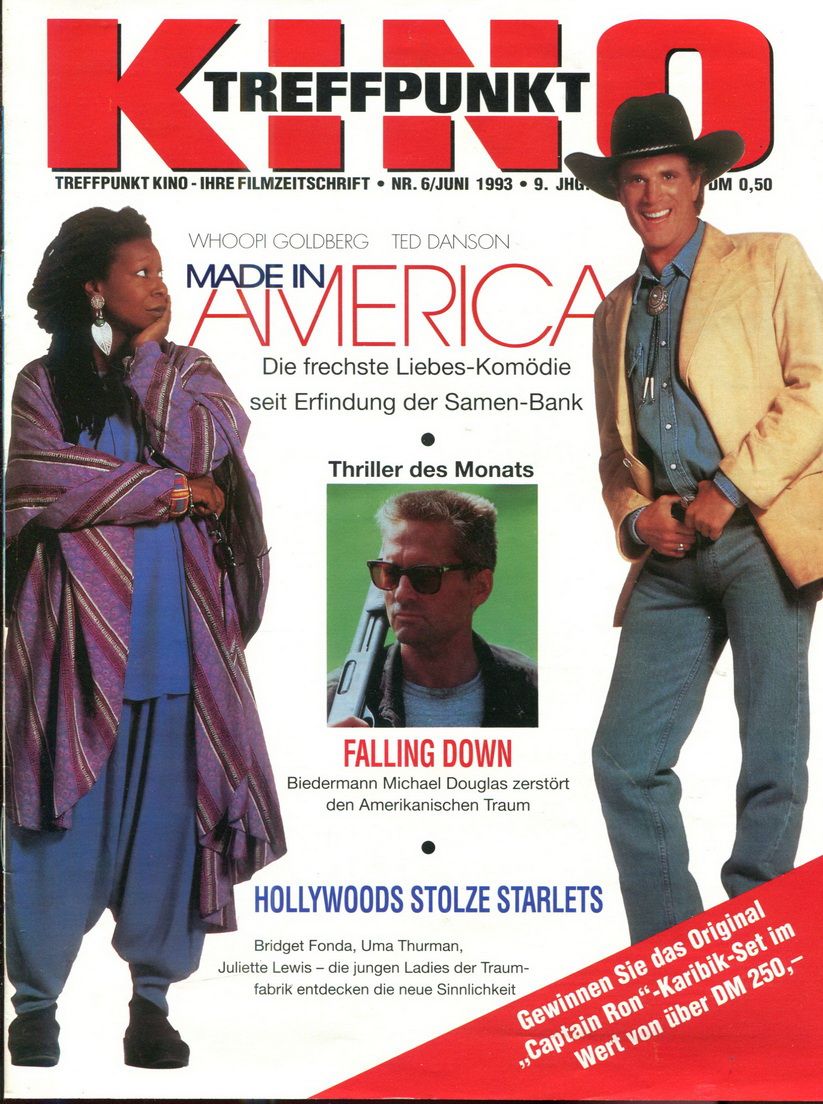 TREFFPUNKT KINO magazine side cover Issue 6 June 1993