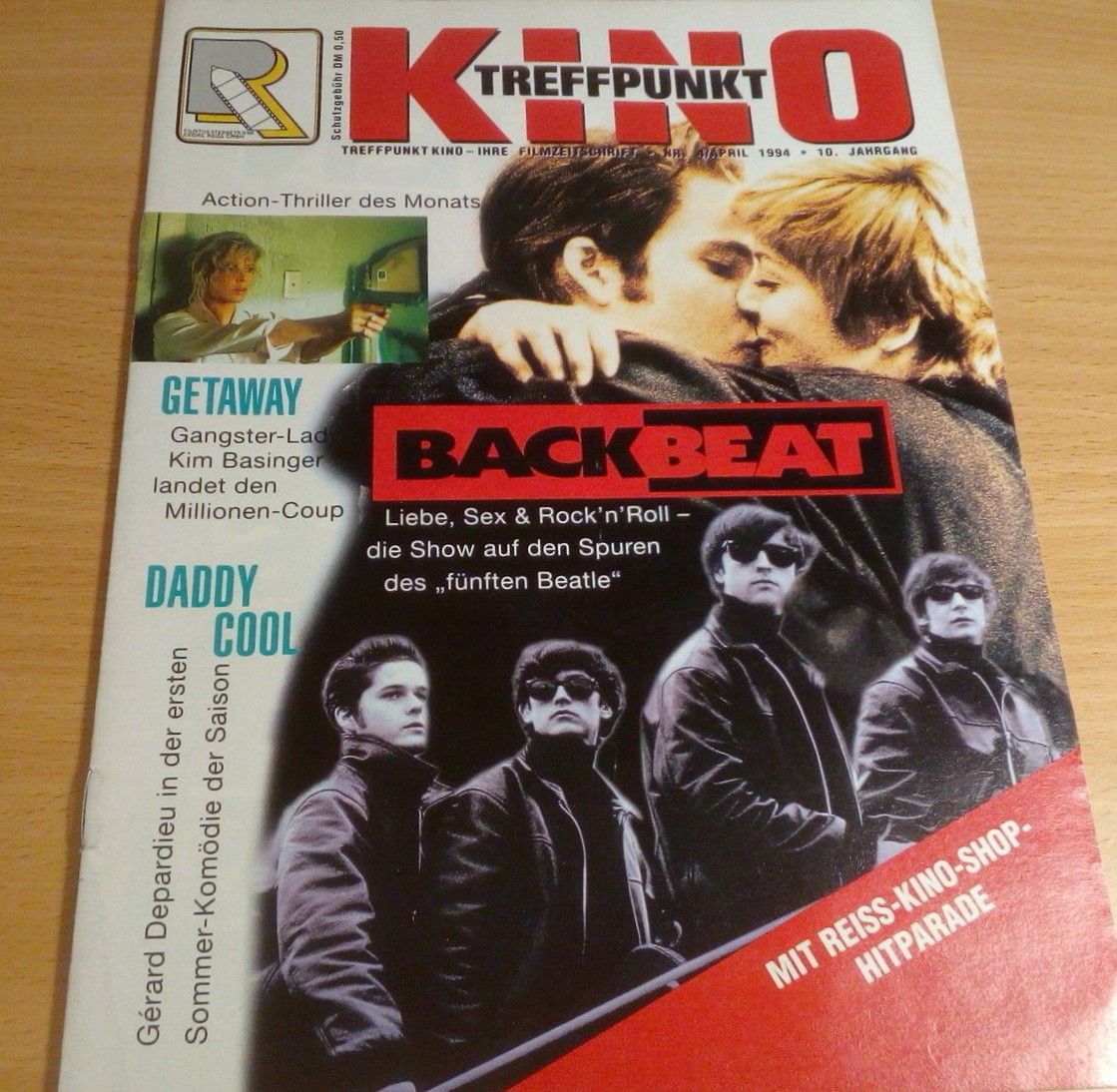 TREFFPUNKT KINO magazine side cover April 1994