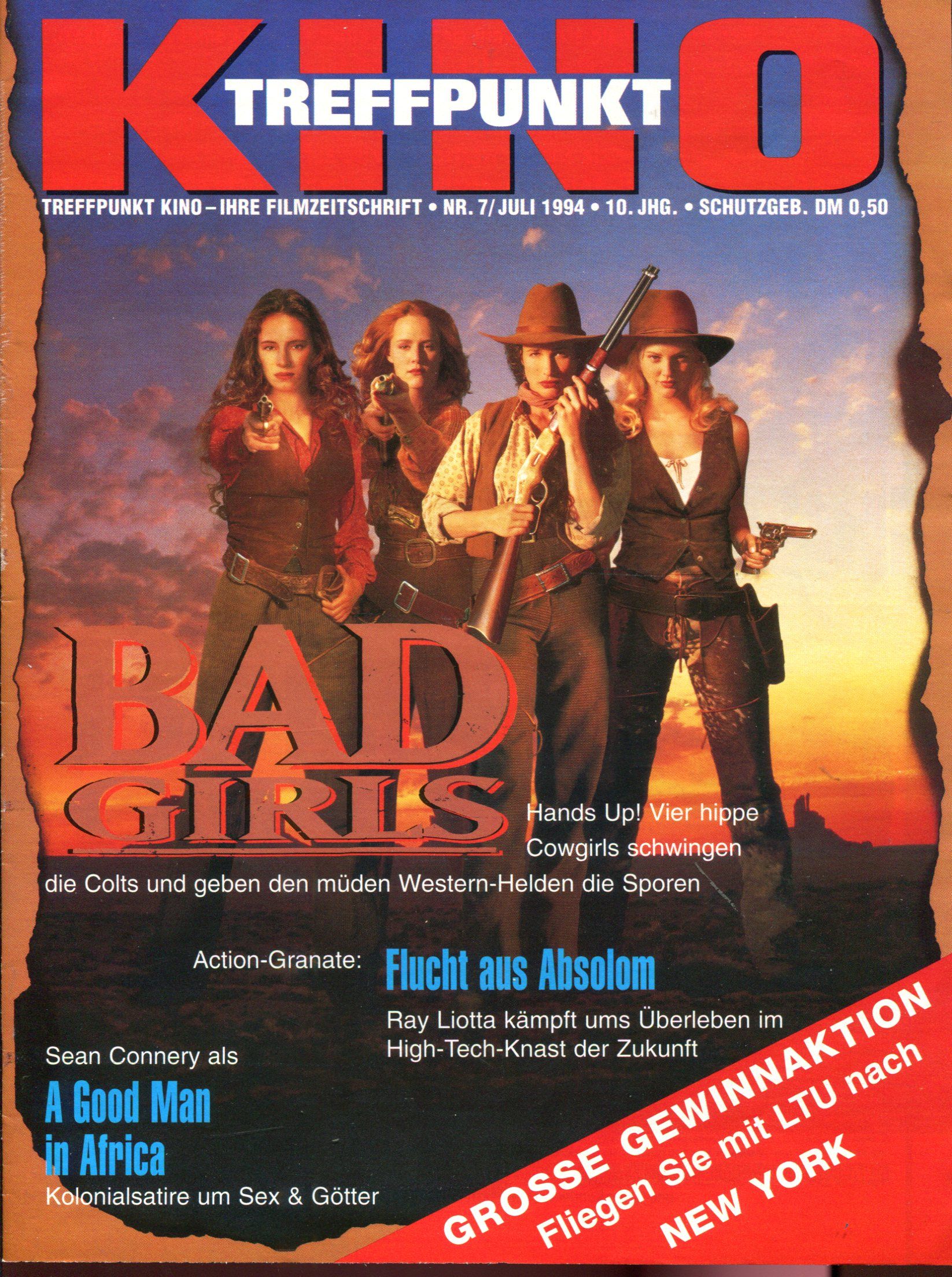 TREFFPUNKT KINO magazine side cover Issue 7 July 1994