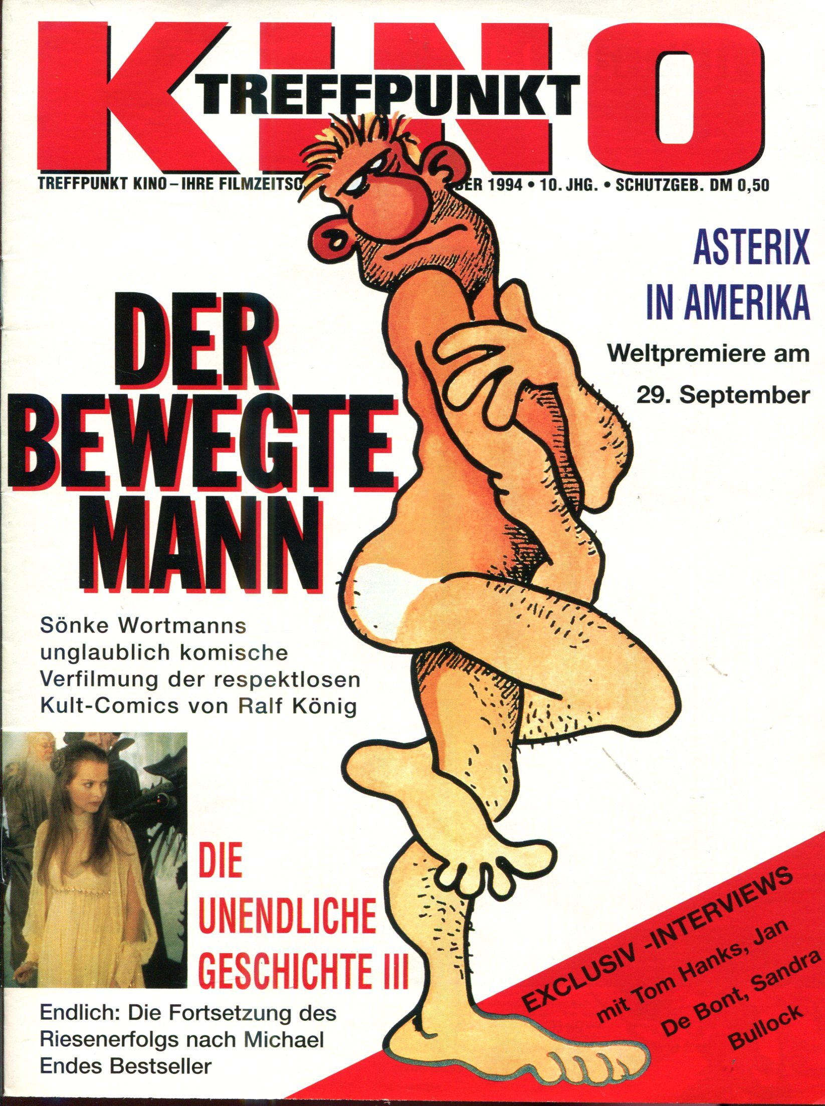 TREFFPUNKT KINO magazine side cover Issue 9 September 1994