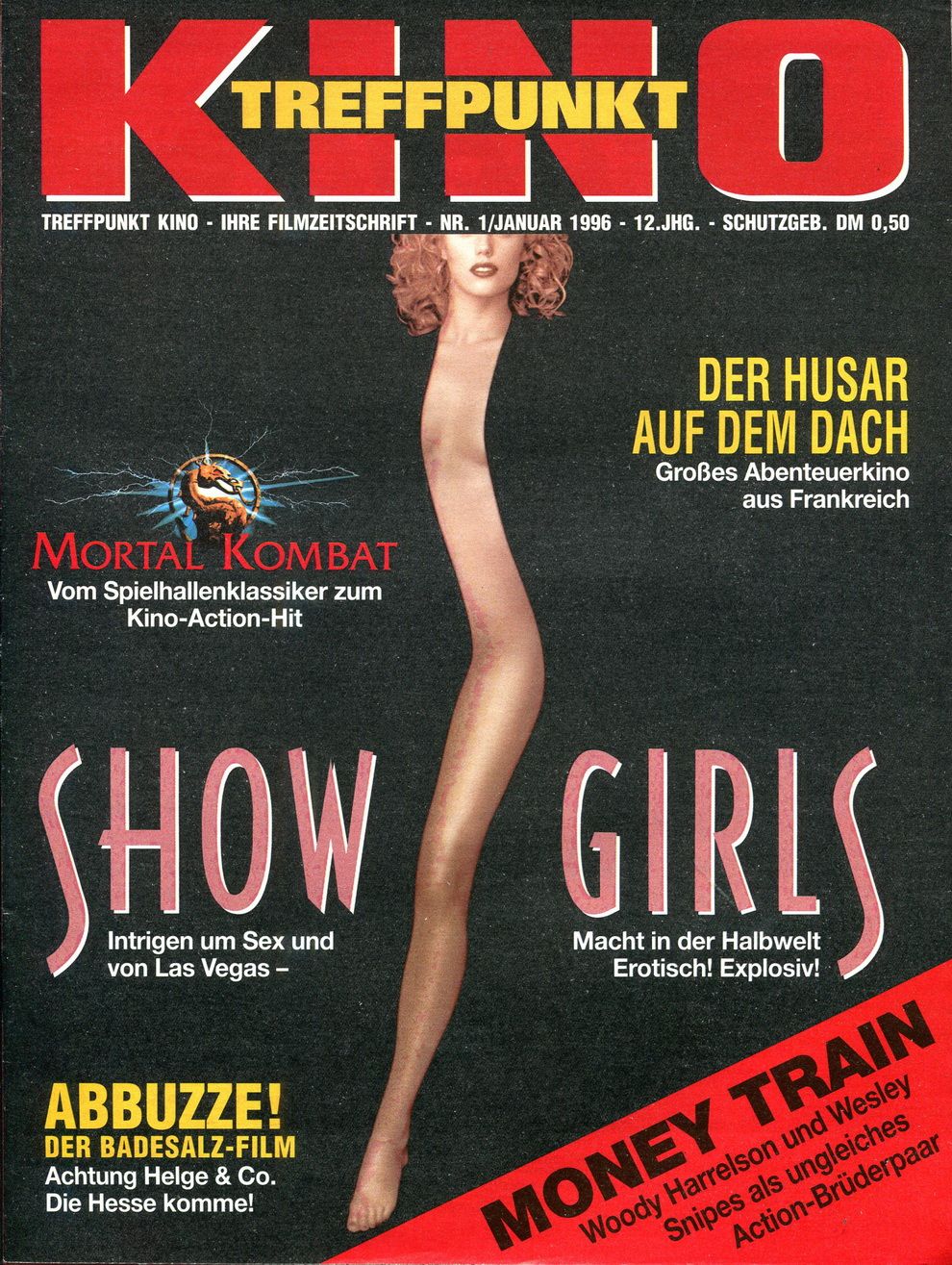 TREFFPUNKT KINO magazine side cover Issue 1  January 1996