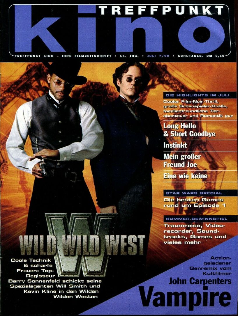 TREFFPUNKT KINO magazine side cover Issue 7  July 1999