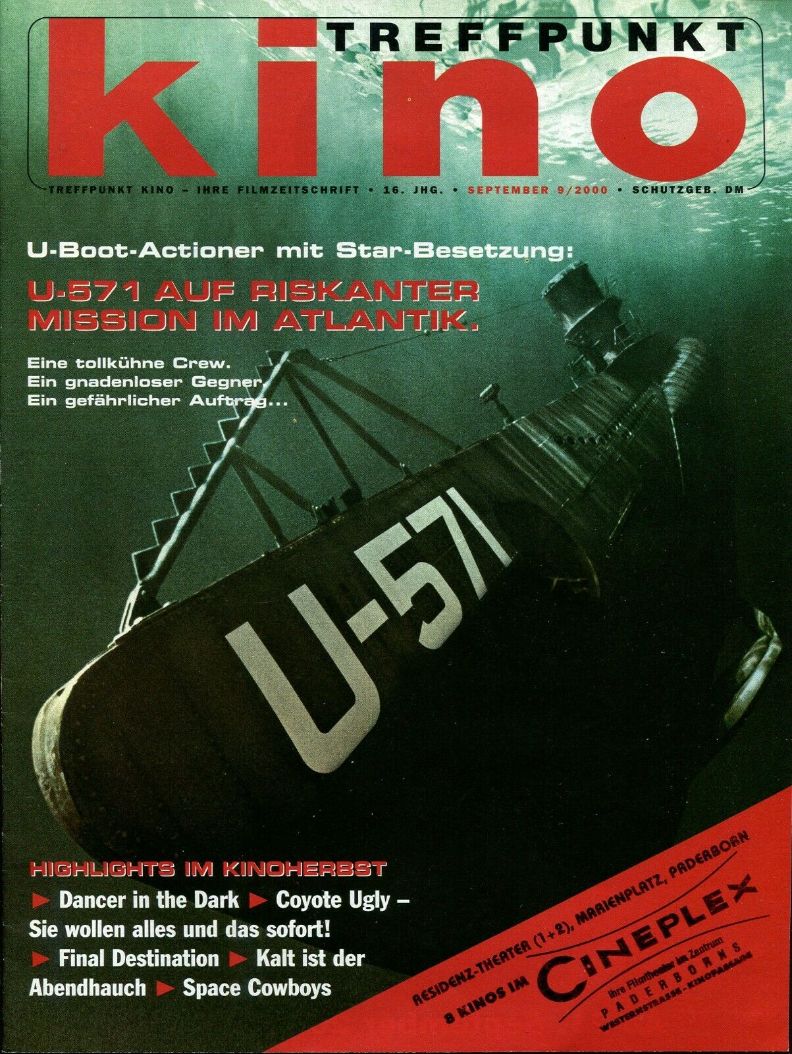 TREFFPUNKT KINO magazine side cover Issue 9  September 2000