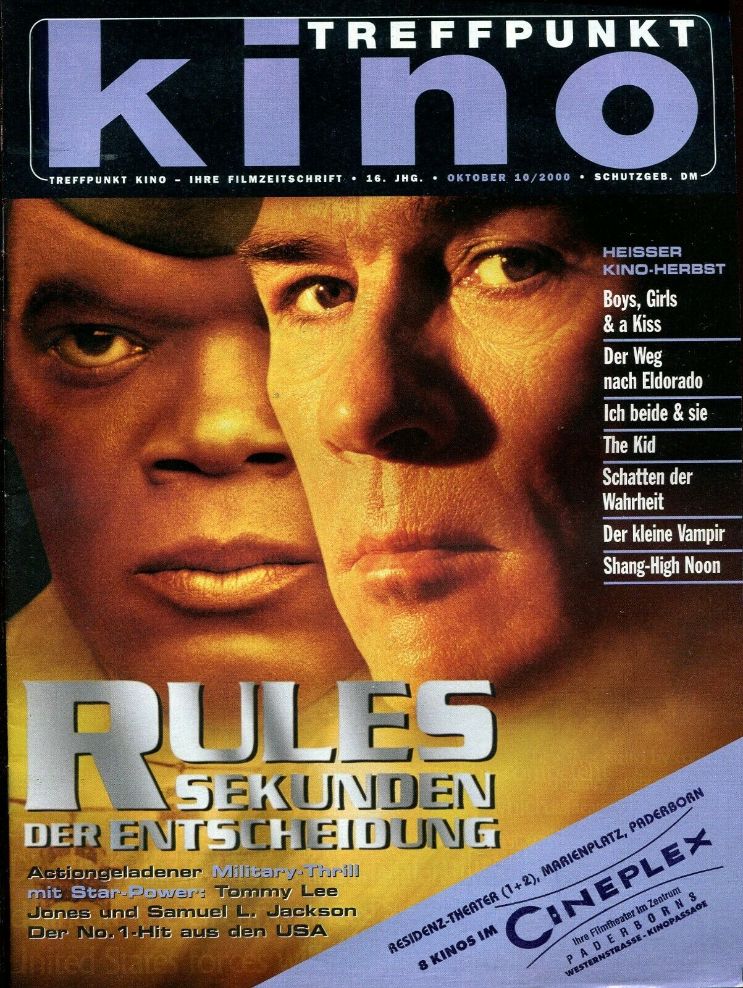 TREFFPUNKT KINO magazine side cover Issue 10  October 2000