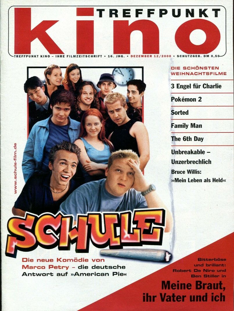 TREFFPUNKT KINO magazine side cover Issue 12  December 2000