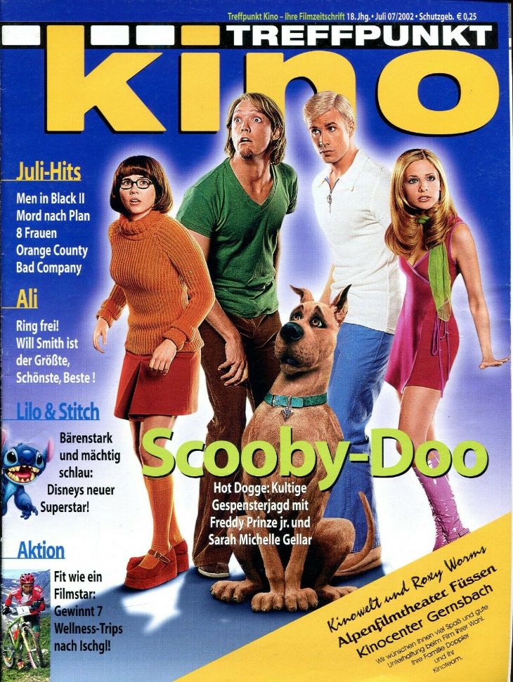 TREFFPUNKT KINO magazine side cover Issue 7  July 2002