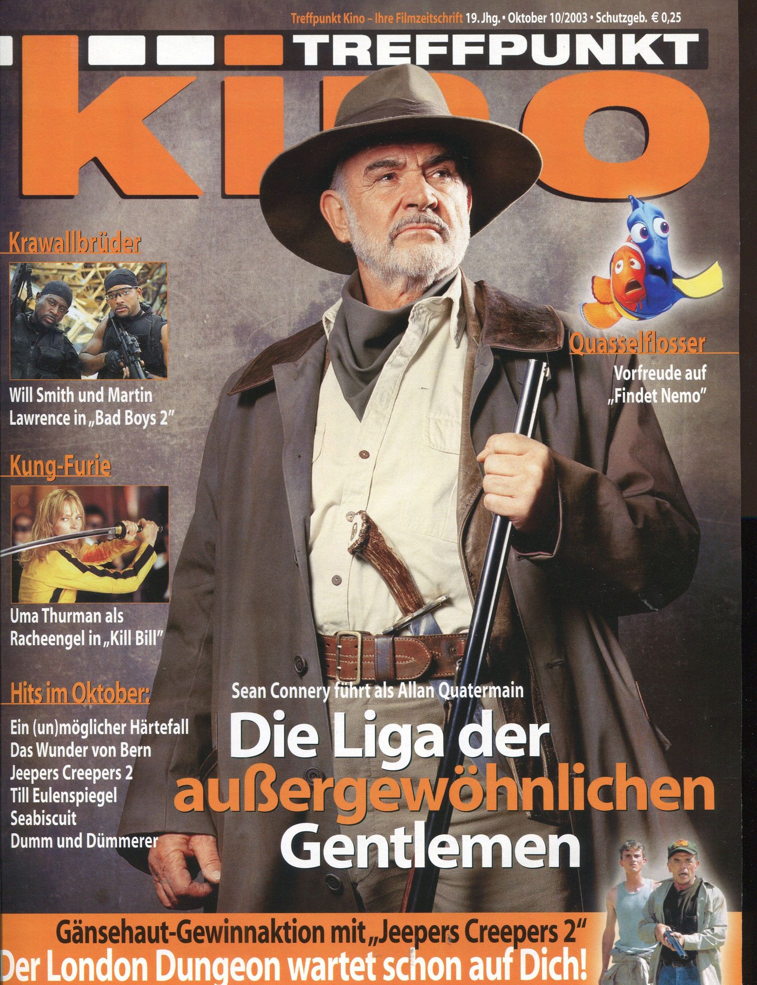 TREFFPUNKT KINO magazine side cover Issue 10  October 2003