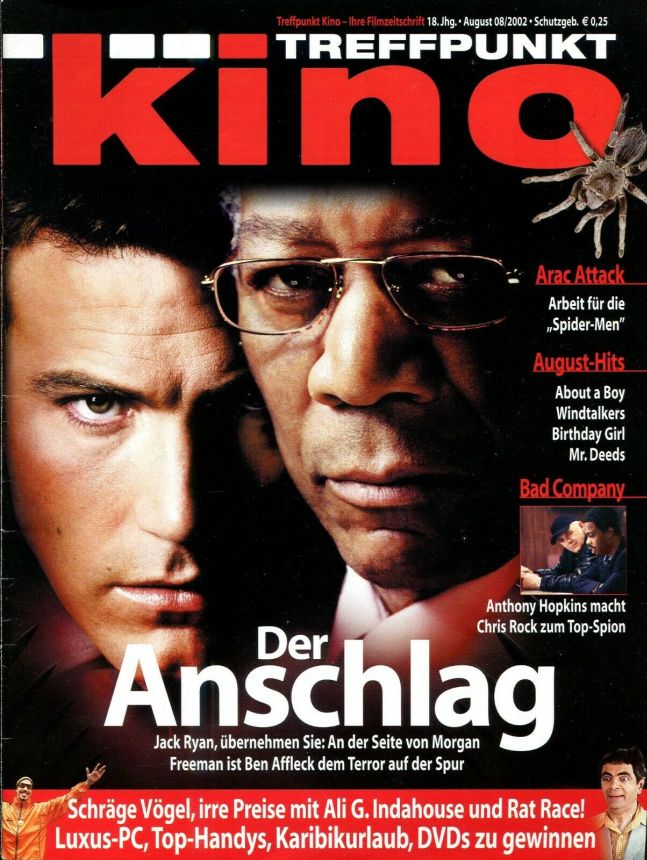TREFFPUNKT KINO magazine side cover August 2002