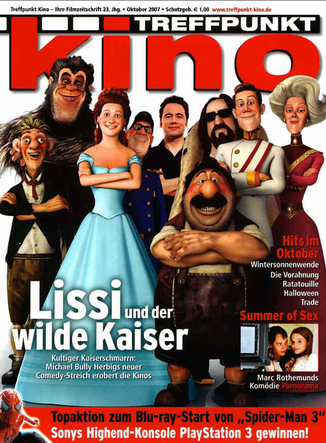 TREFFPUNKT KINO magazine side cover October 2007