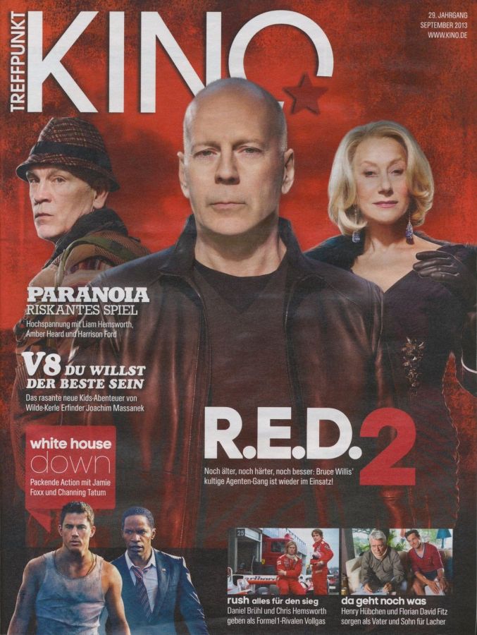 TREFFPUNKT KINO magazine side cover September 2013