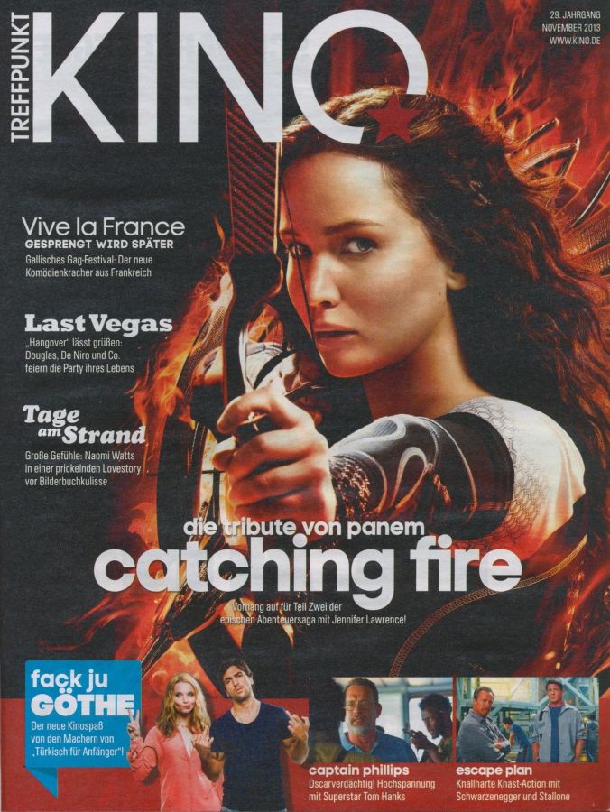 TREFFPUNKT KINO magazine side cover November 2013