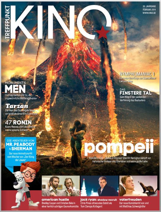 TREFFPUNKT KINO magazine side cover February 2014