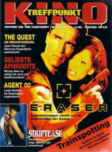 TREFFPUNKT KINO magazine side cover August 1996