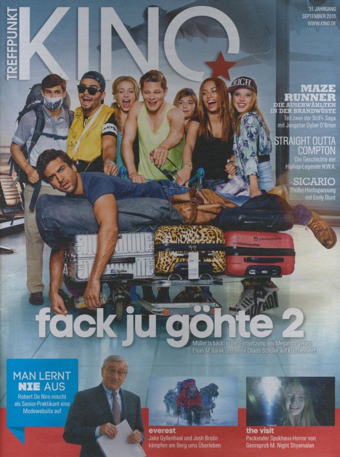 TREFFPUNKT KINO magazine side cover September 2015