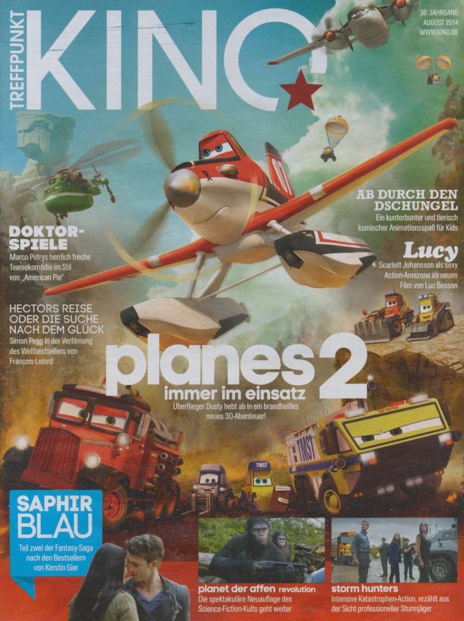 TREFFPUNKT KINO magazine side cover August 2014