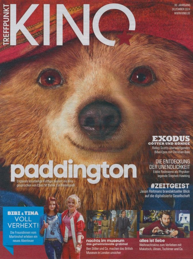TREFFPUNKT KINO magazine side cover December 2014