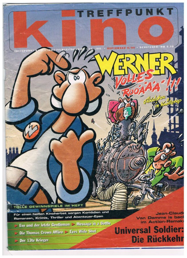 TREFFPUNKT KINO magazine side cover September 1999