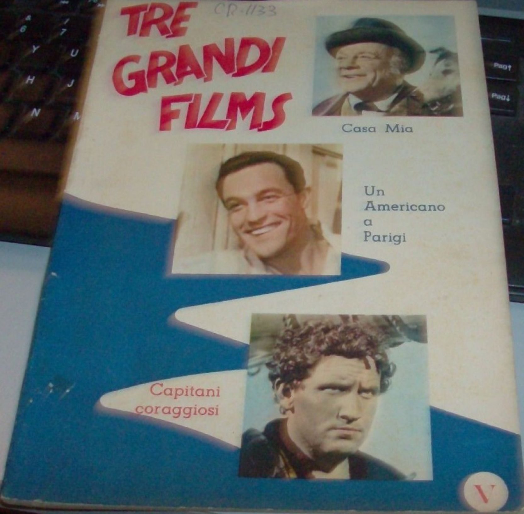 TRE GRANDI FILMS magazine side cover Issue 22   1951