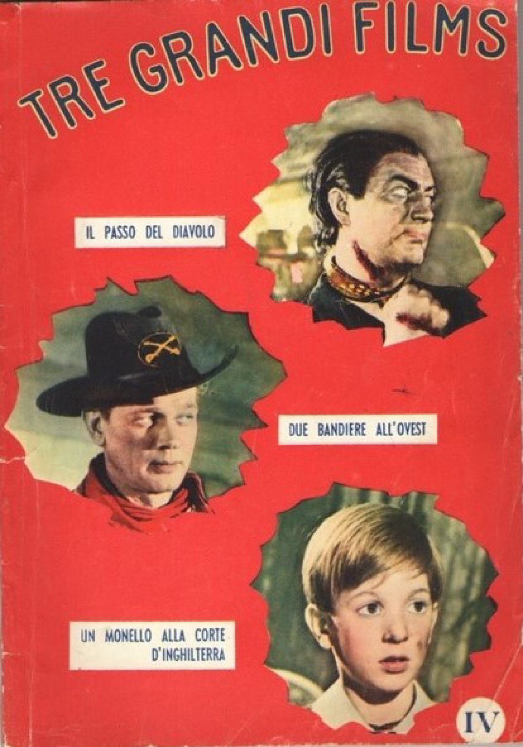 TRE GRANDI FILMS magazine side cover Issue 21   1952