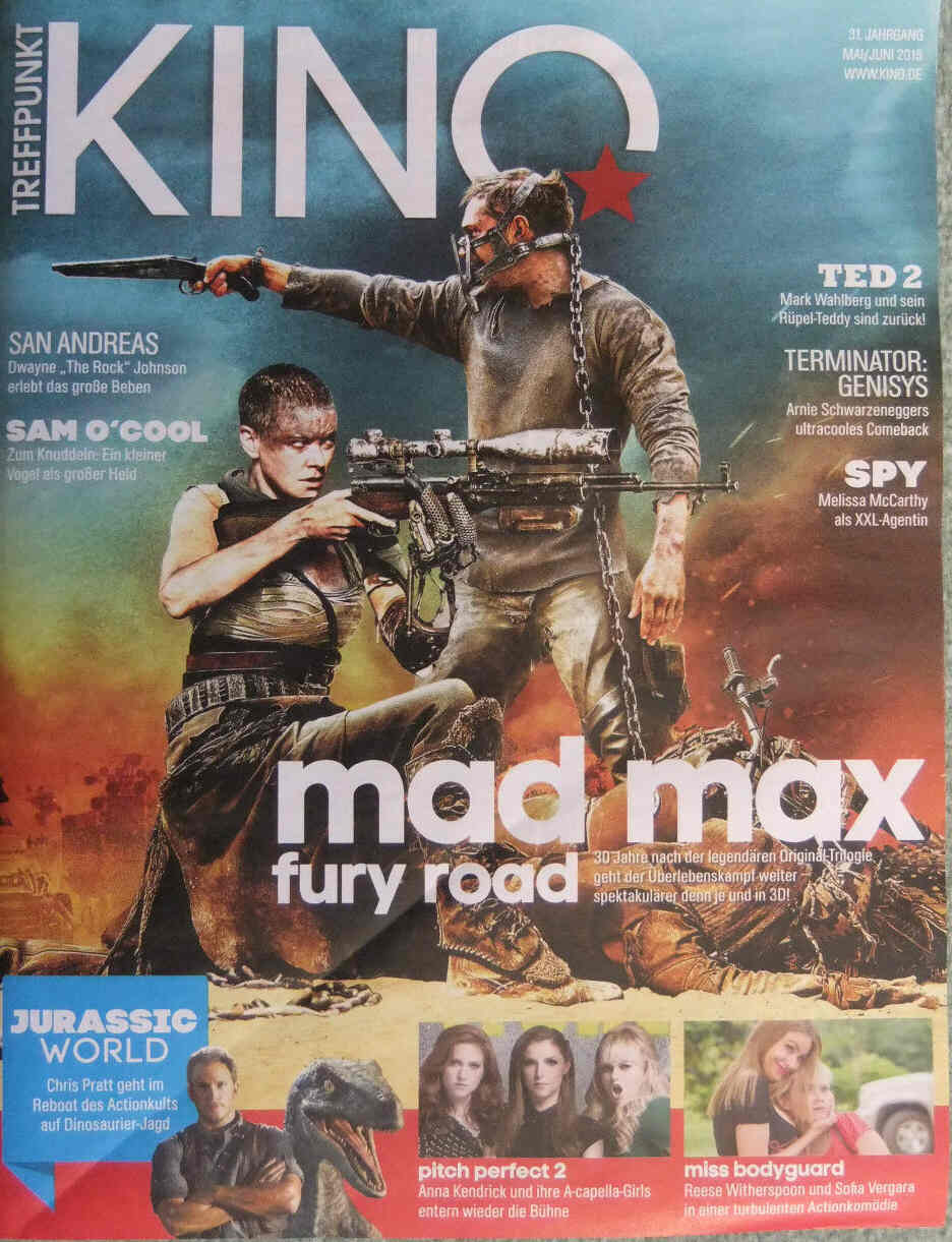 TREFFPUNKT KINO magazine side cover May/June 2015