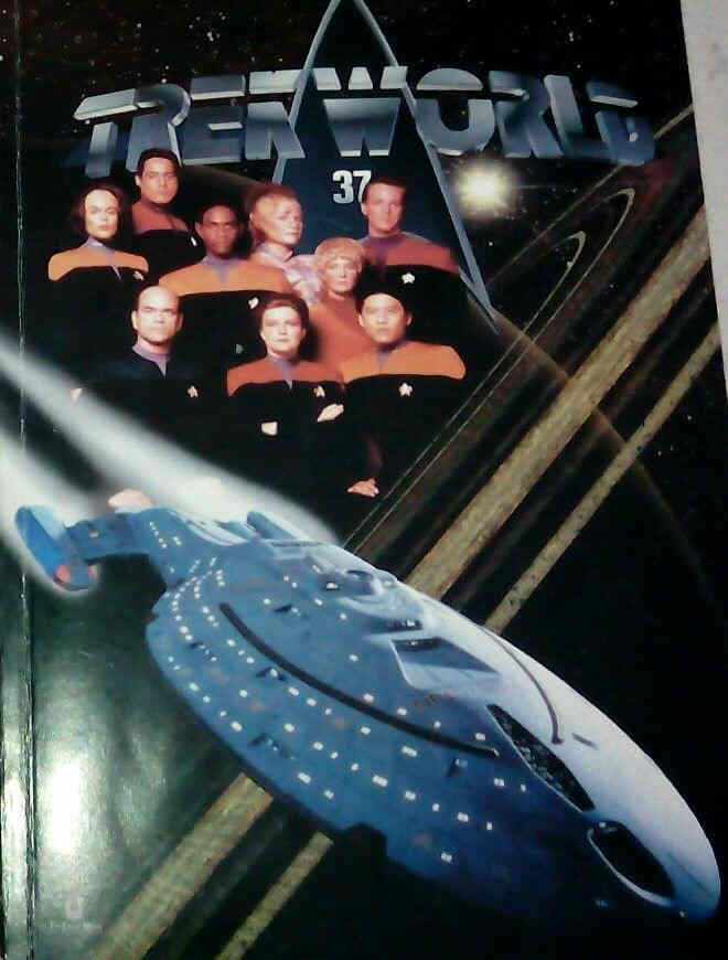 TREKWORLD magazine side cover Issue 37  February 1995