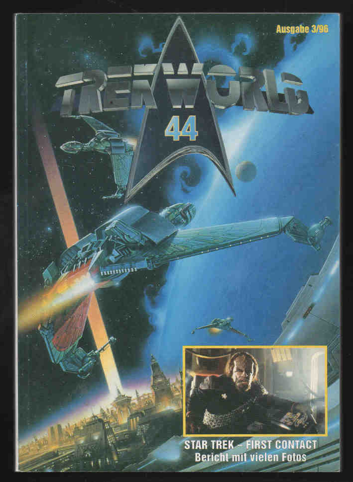 TREKWORLD magazine side cover Issue 44  April 1996