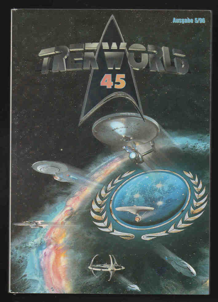 TREKWORLD magazine side cover Issue 45  May 1996