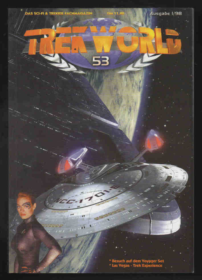 TREKWORLD magazine side cover Issue 53  January 1998
