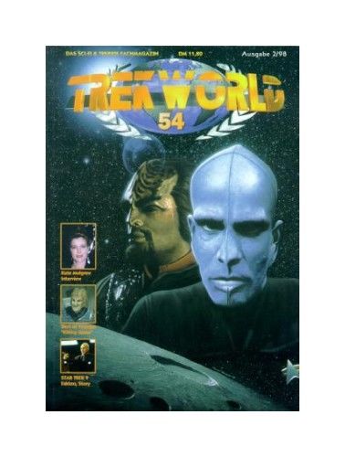TREKWORLD magazine side cover Issue 54  February 1998