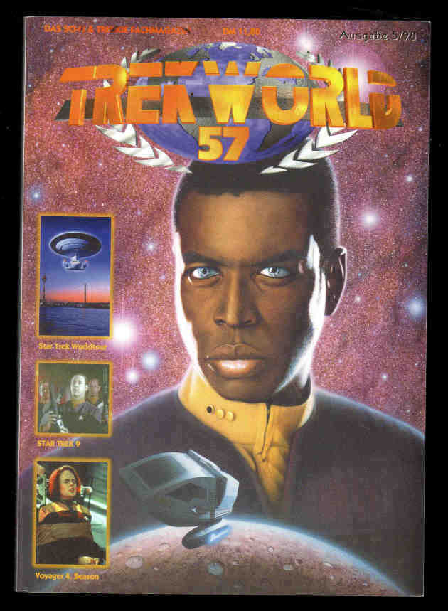 TREKWORLD magazine side cover Issue 57  May 1998