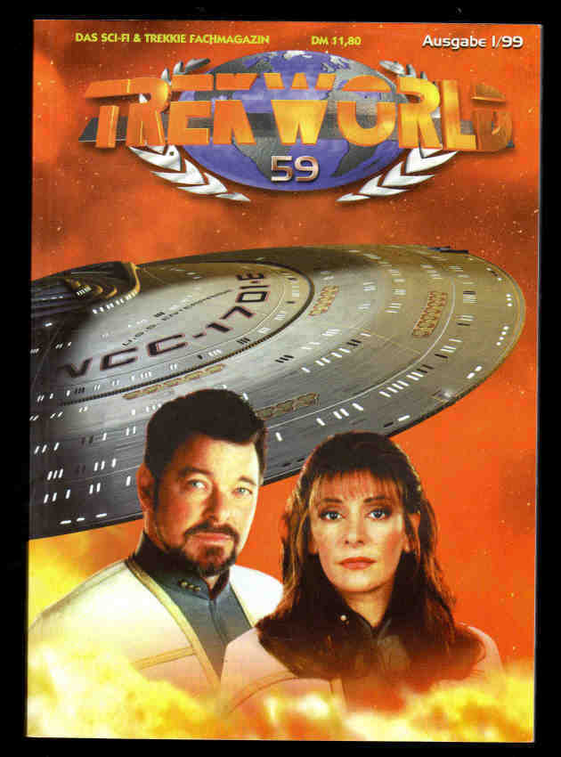TREKWORLD magazine side cover Issue 59  January 1999