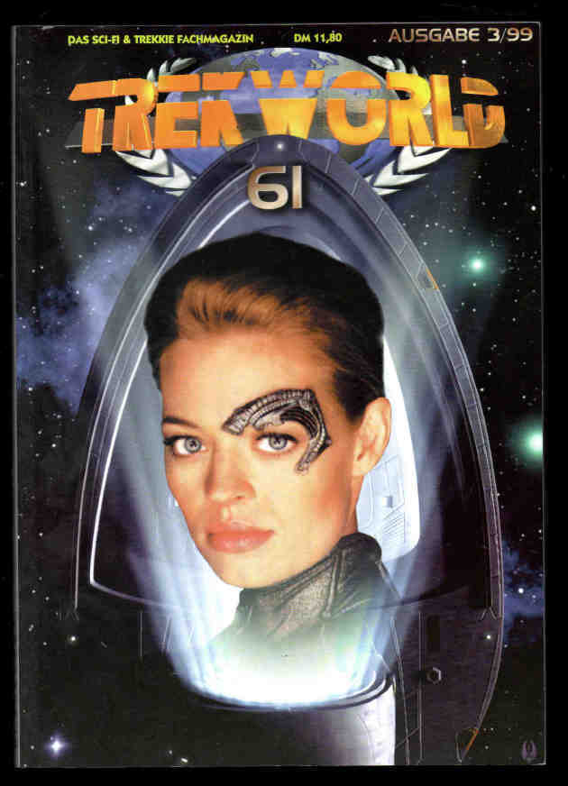 TREKWORLD magazine side cover Issue 61  March 1999