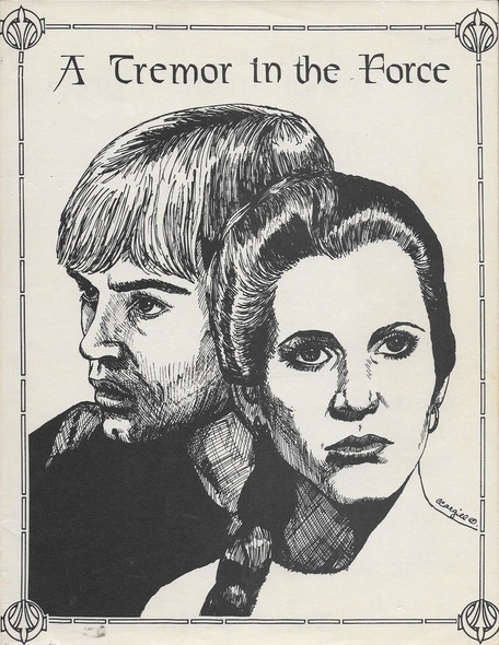 A TREMOR IN THE FORCE magazine side cover Issue 1 May 1984