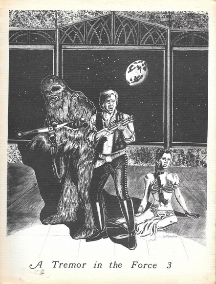 A TREMOR IN THE FORCE magazine side cover Issue 3 May 1986