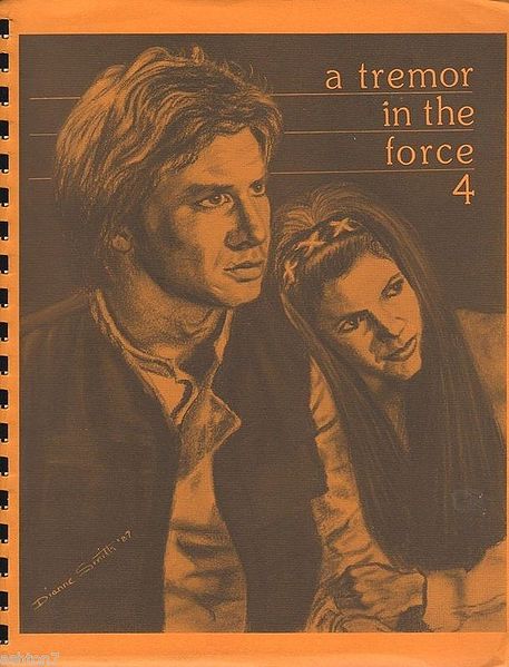 A TREMOR IN THE FORCE magazine side cover Issue 4  1988