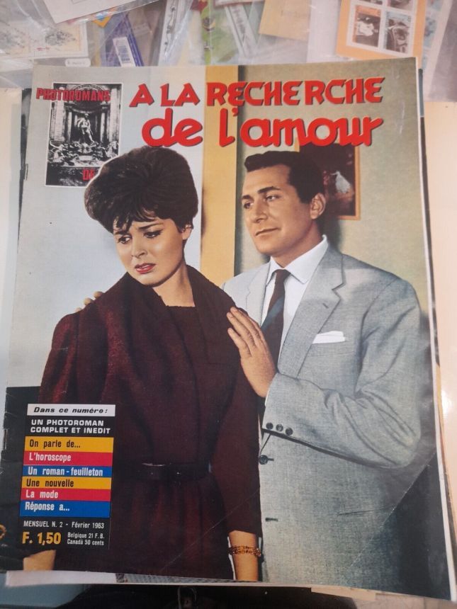 PHOTOROMANS DE TREVI magazine side cover  February 1963