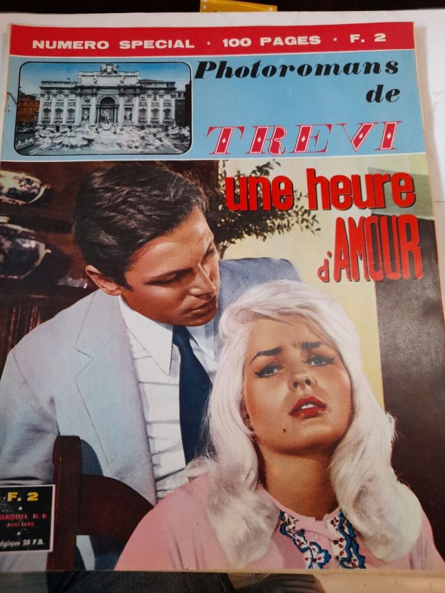 PHOTOROMANS DE TREVI magazine side cover  August 1963