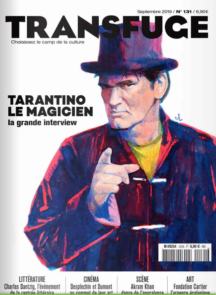 TRANSFUGE magazine side cover Issue 131  September 2019