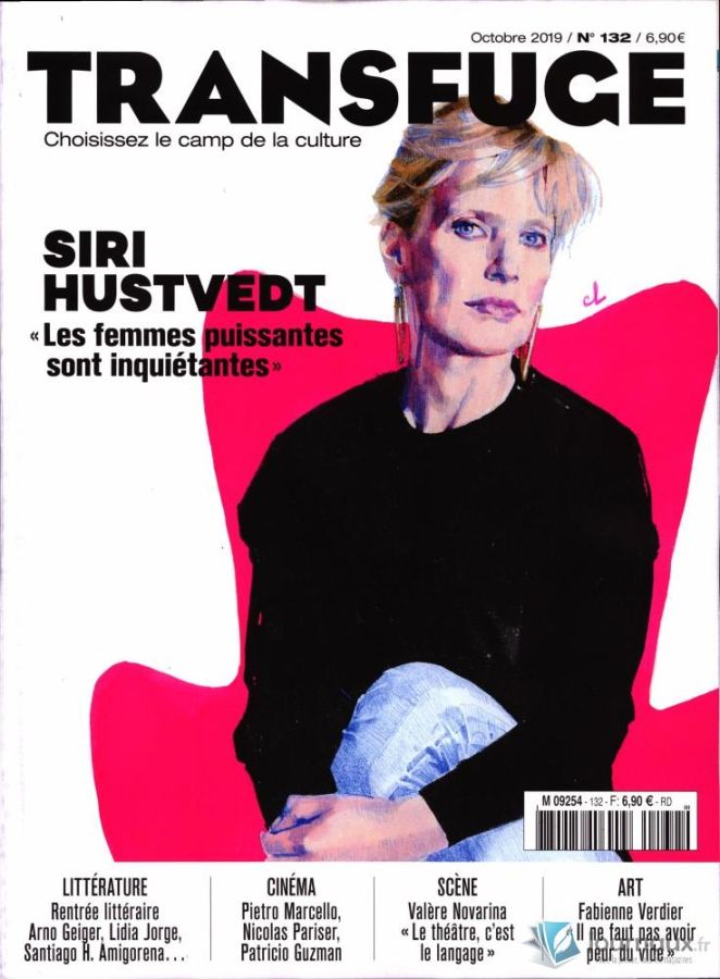 TRANSFUGE magazine side cover Issue 132  October 2019