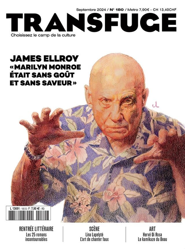TRANSFUGE magazine side cover Issue 180  September 2024
