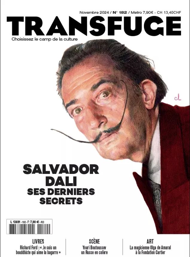 TRANSFUGE magazine side cover Issue 182  November 2024